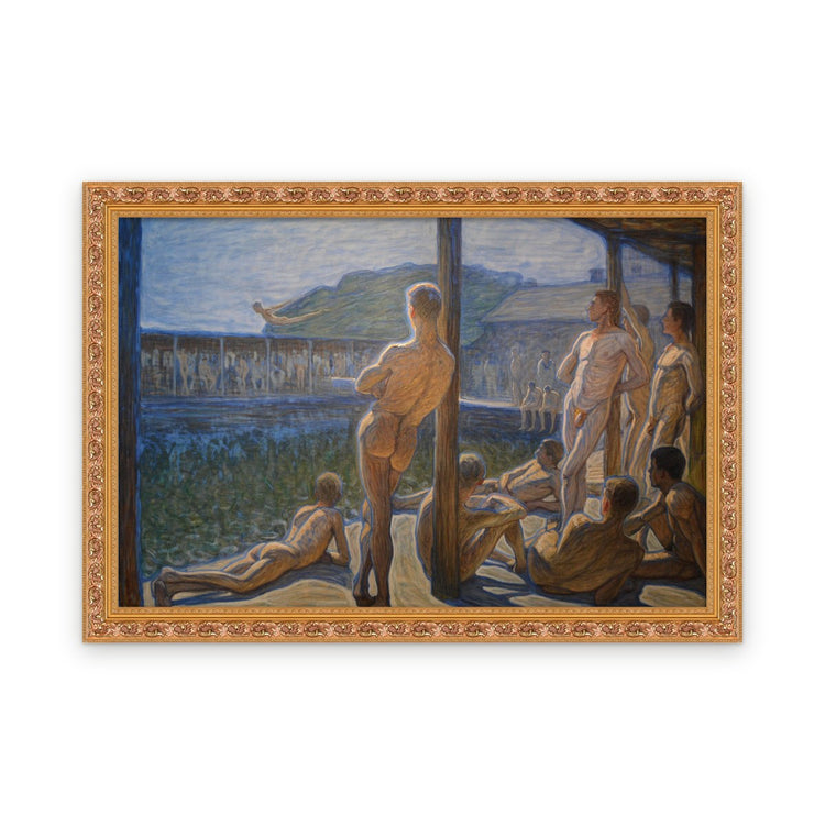 Flottans Badhus — Framed, Framed in Classic Ornate · 33'' × 22''
