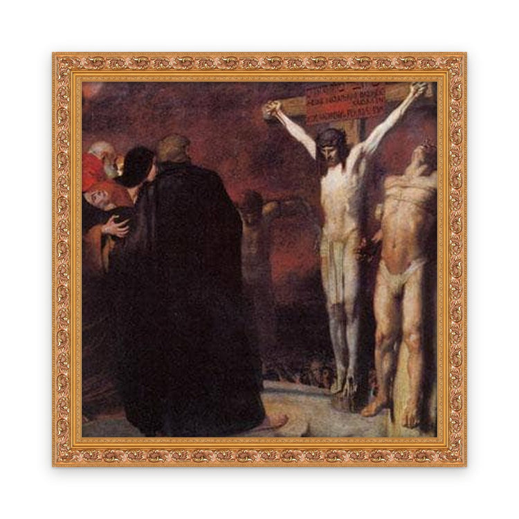Crucifixion — Framed, Framed in Classic Ornate · 24'' × 24''