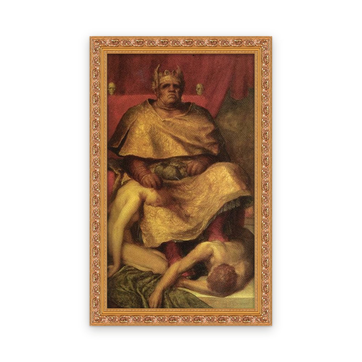 Mammon — Framed, Framed in Classic Ornate · 17'' × 29''