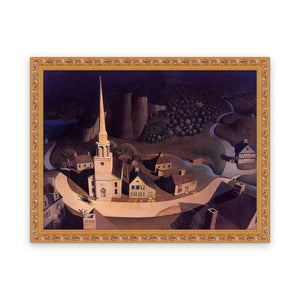 The Midnight Ride of Paul Revere — Custom size, Framed in Classic Ornate · Custom 32'' × 24''