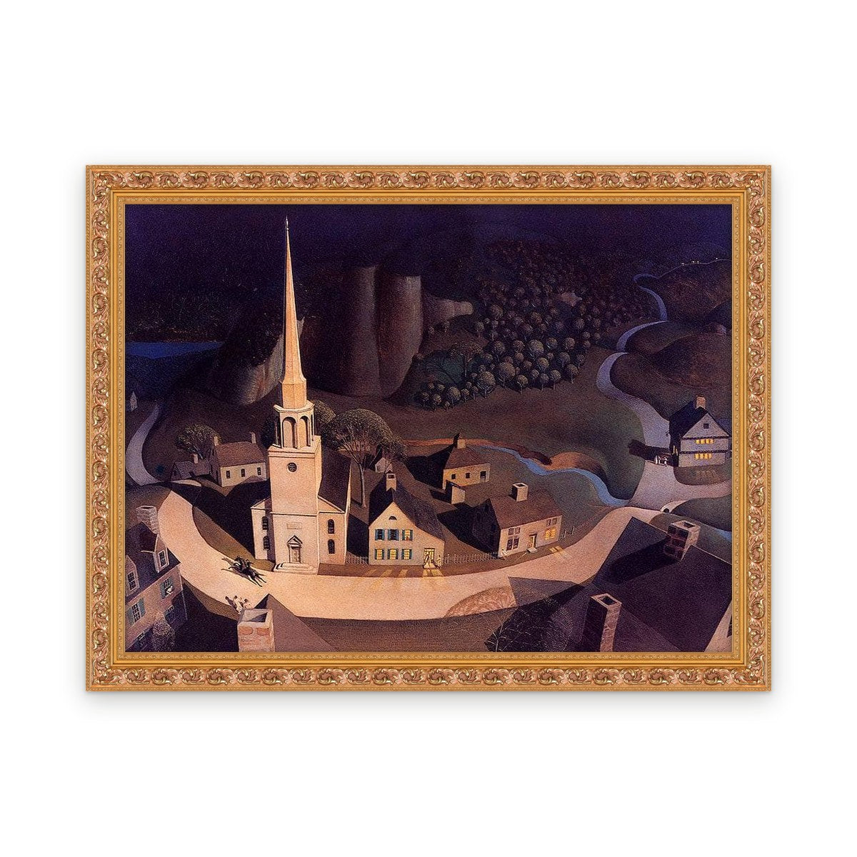 The Midnight Ride of Paul Revere — Framed, Framed in Classic Ornate · 31'' × 23''