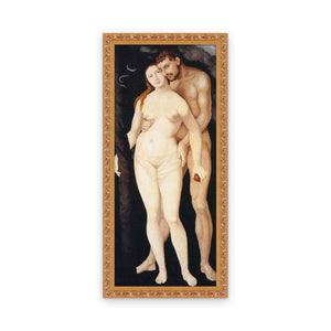 Adam and Eve — Framed, Framed in Classic Ornate · 18'' × 42''