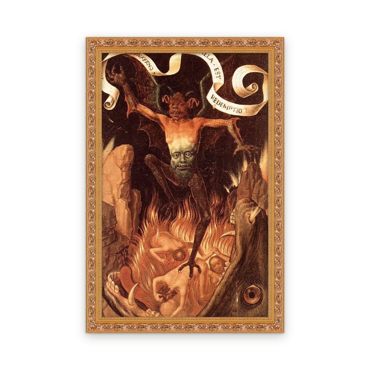 Hell — Framed, Framed in Classic Ornate · 21'' × 33''