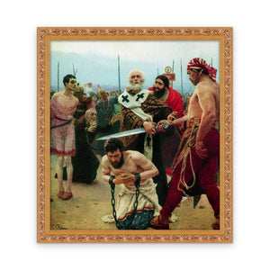 St. Nicholas Saves Three Innocents from Death — Framed, Framed in Classic Ornate · 26'' × 29''