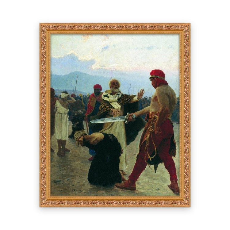 Nicholas of Myra eliminates the death of three innocent prisoners — Framed, Framed in Classic Ornate · 24'' × 30''
