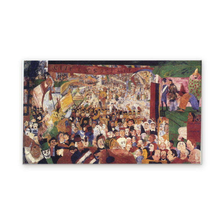 Christ's Entry Into Brussels in 1889 — Gallery Wrap, Gallery Wrap · 36'' × 21''