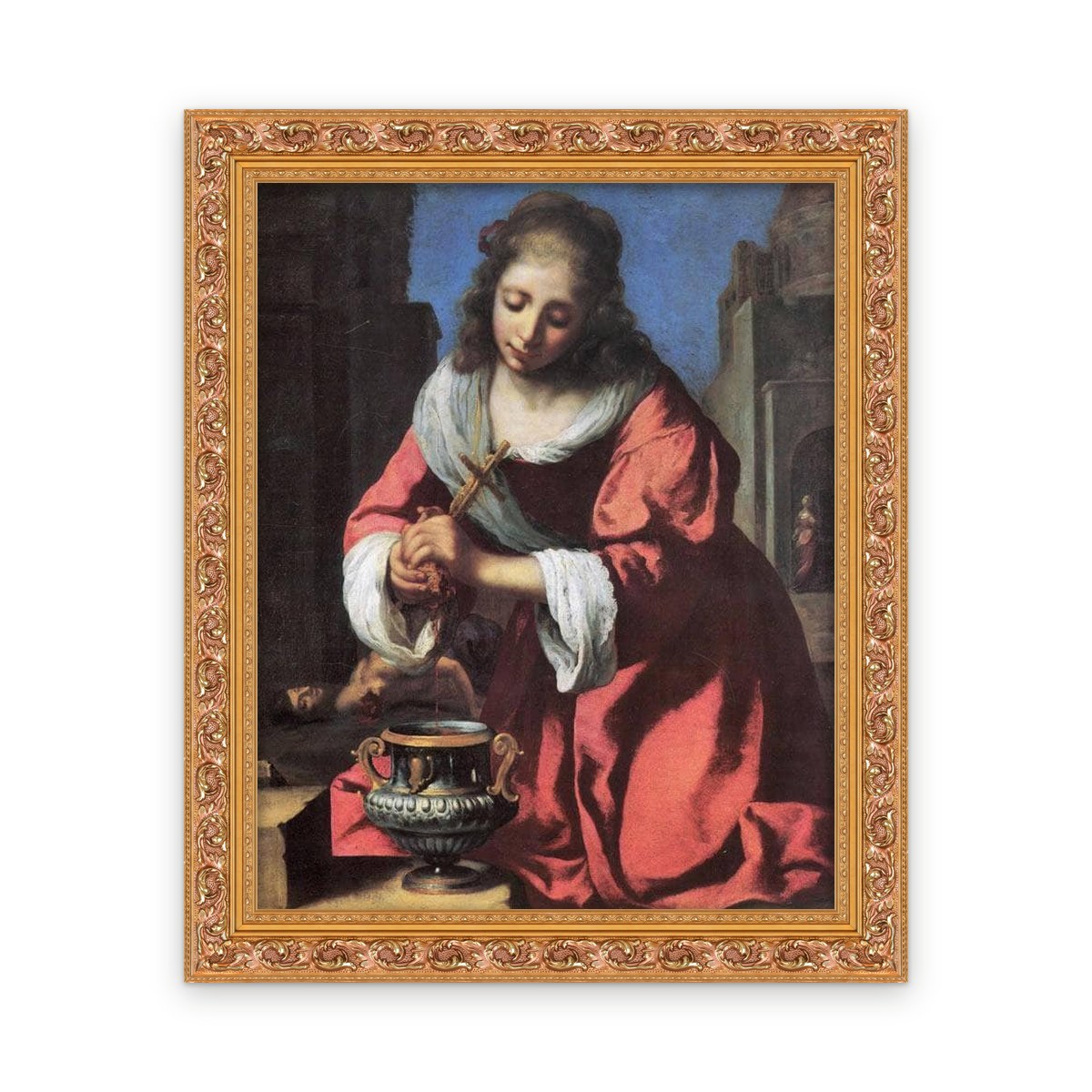 Saint Praxedis — Framed, Framed in Classic Ornate · 16'' × 20''
