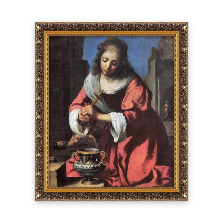 Saint Praxedis — Framed, Framed in Classic Baroque · 20'' × 24''