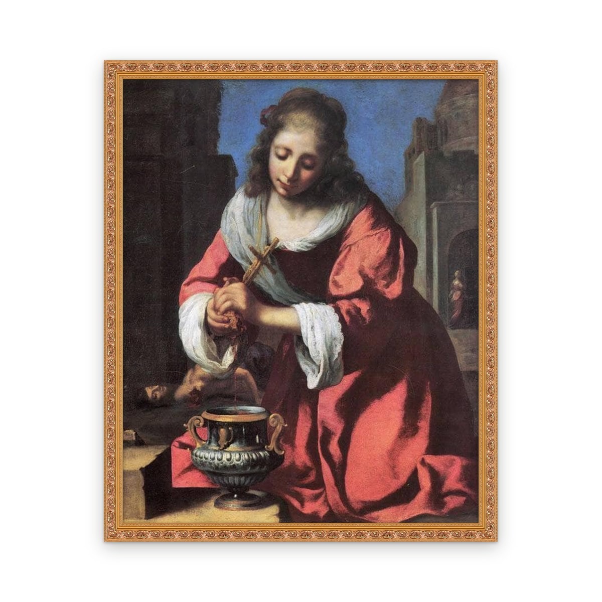 Saint Praxedis — Framed, Framed in Classic Ornate · 37'' × 46''