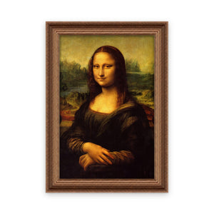 Mona Lisa — Framed, Framed in Classic Bronze · 18'' × 27''