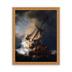 The Storm on the Sea of Galilee — Custom size, Framed in Classic Ornate · Custom 29'' × 36''