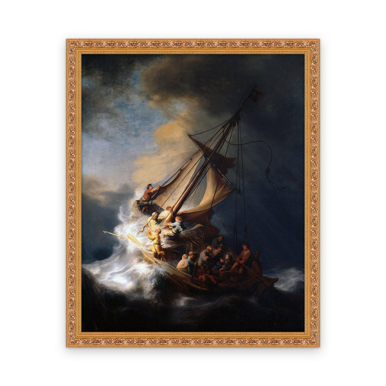 The Storm on the Sea of Galilee — Custom size, Framed in Classic Ornate · Custom 29'' × 36''