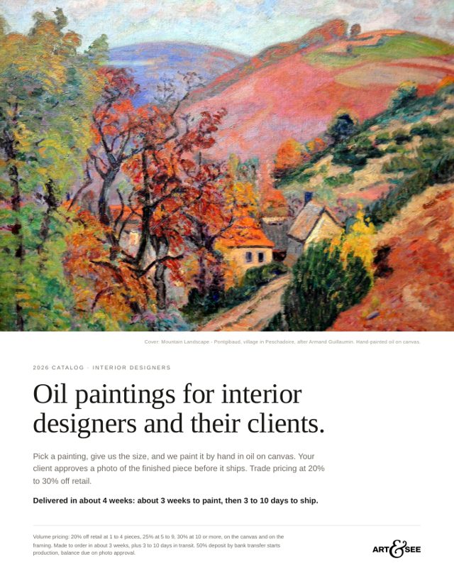 Cover of the interior designers catalog