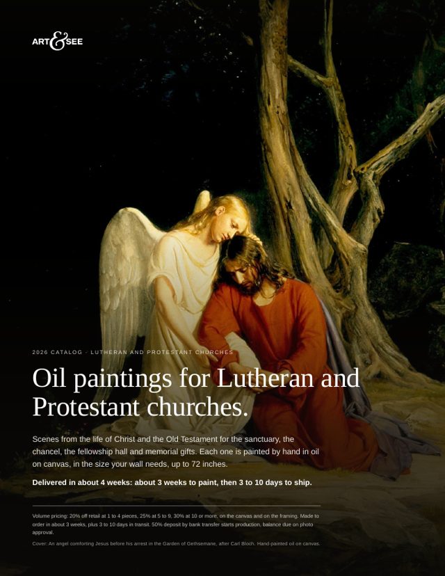 Cover of the lutheran and protestant churches catalog
