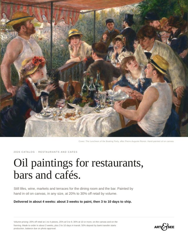 Cover of the restaurants and cafes catalog