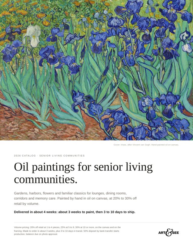 Cover of the senior living catalog