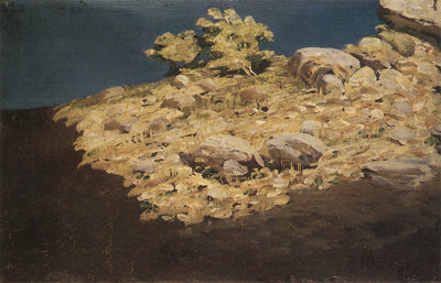Mountain slope. Crimea by Arkhyp Kuindzhi, oil painting reproduction