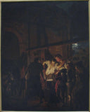 A Blacksmith's Shop by Joseph Wright — hand-painted cultural oil painting reproduction on canvas