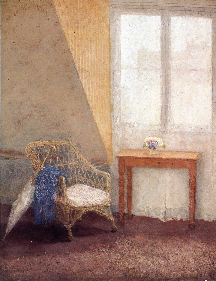 A Corner of the Artist's Room, Paris by Gwen John — hand-painted eco oil painting reproduction on canvas