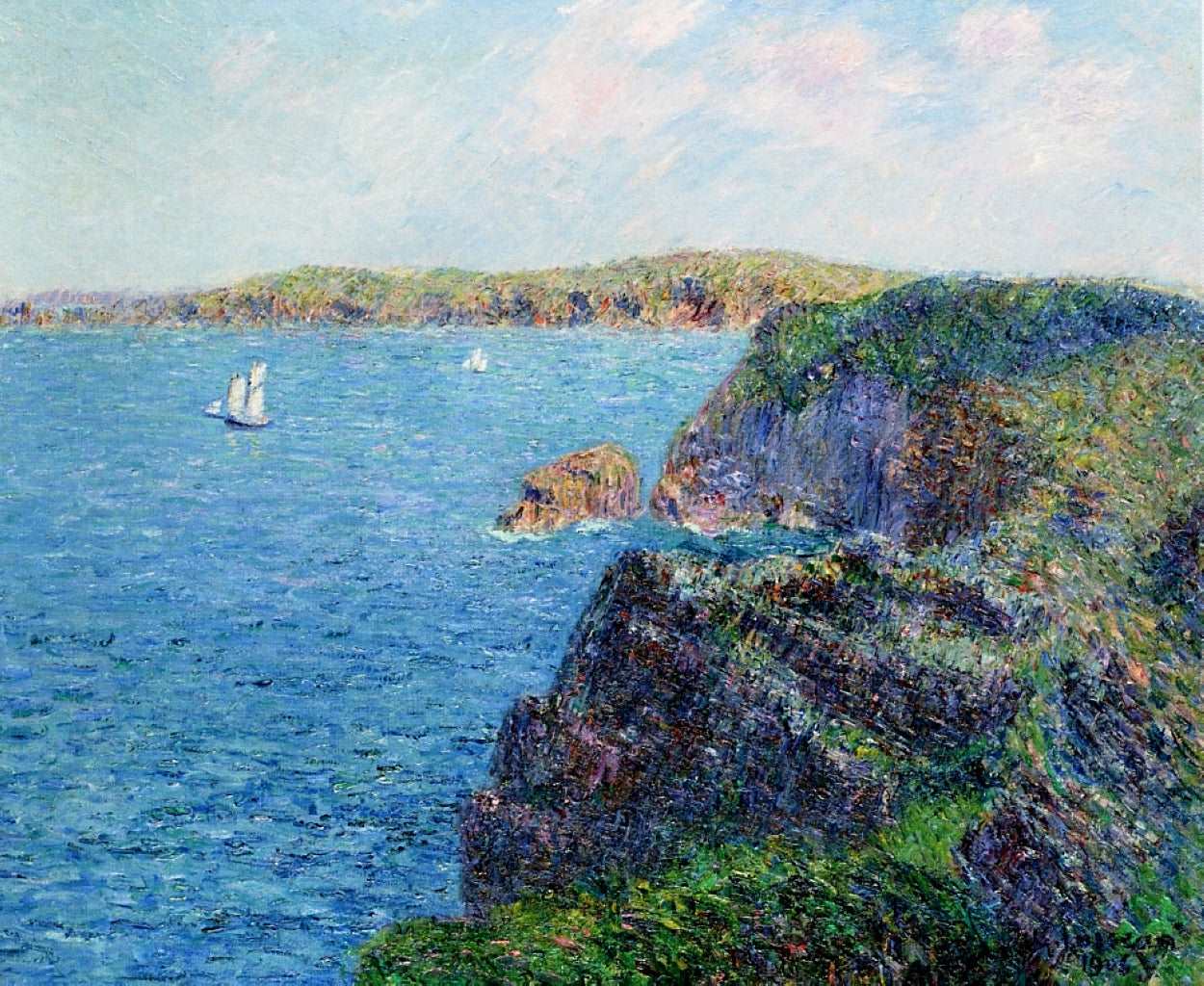 A Cove at Sevignies - Gustave Loiseau