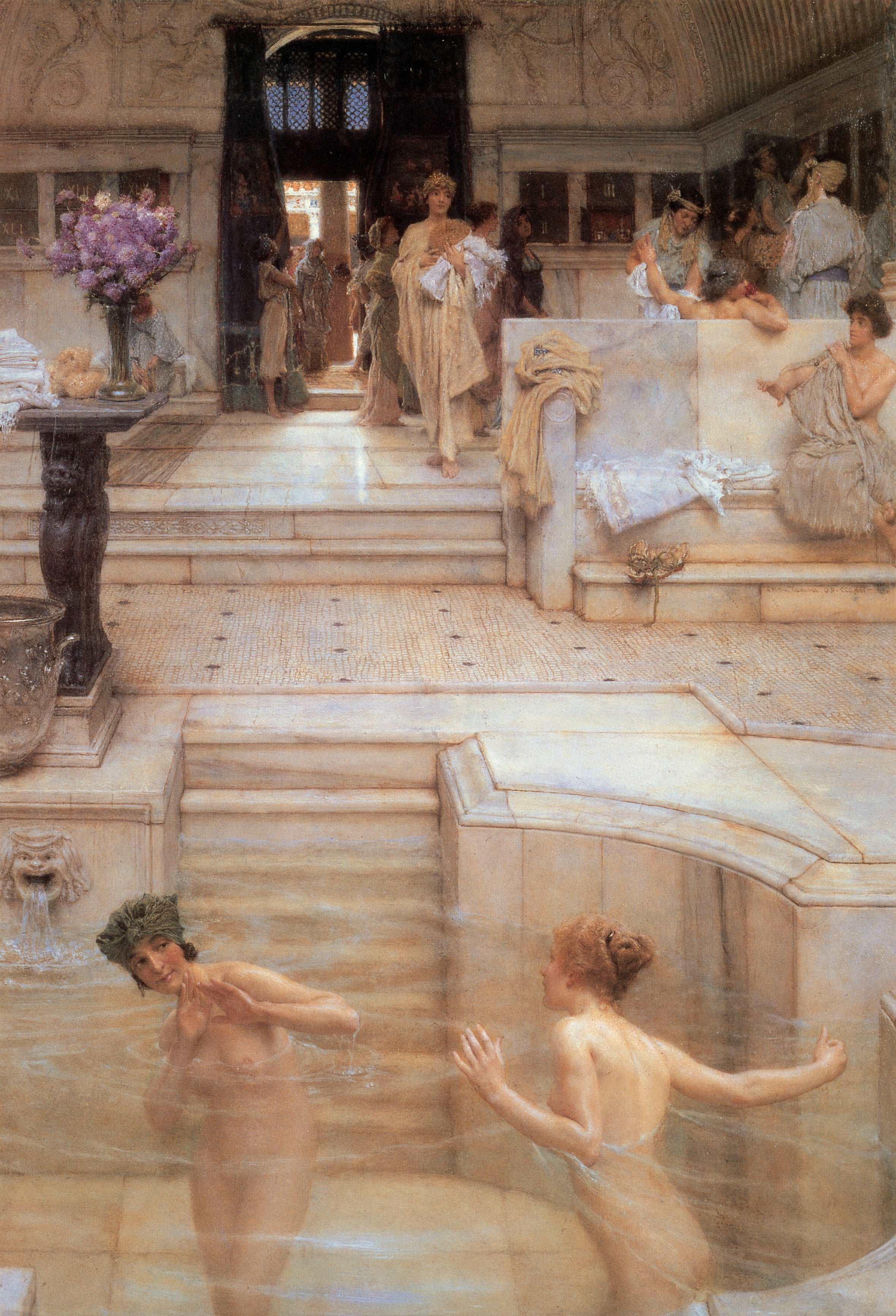 A Favourite Custom - Sir Lawrence Alma-Tadema