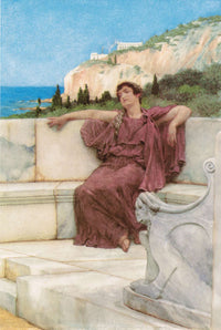 A Female Figure Resting (Dolce far Niente)