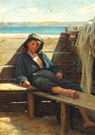 A fisherman boy