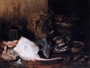 A Fishmarket in Venice (aka Venetian Fish Market - the Yield of the Waters) by William Merritt Chase — life oil painting wall art, Realism