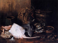 A Fishmarket in Venice (aka Venetian Fish Market - the Yield of the Waters)