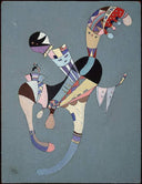 A floating figure by Wassily Kandinsky — hand-painted abstract oil painting reproduction on canvas