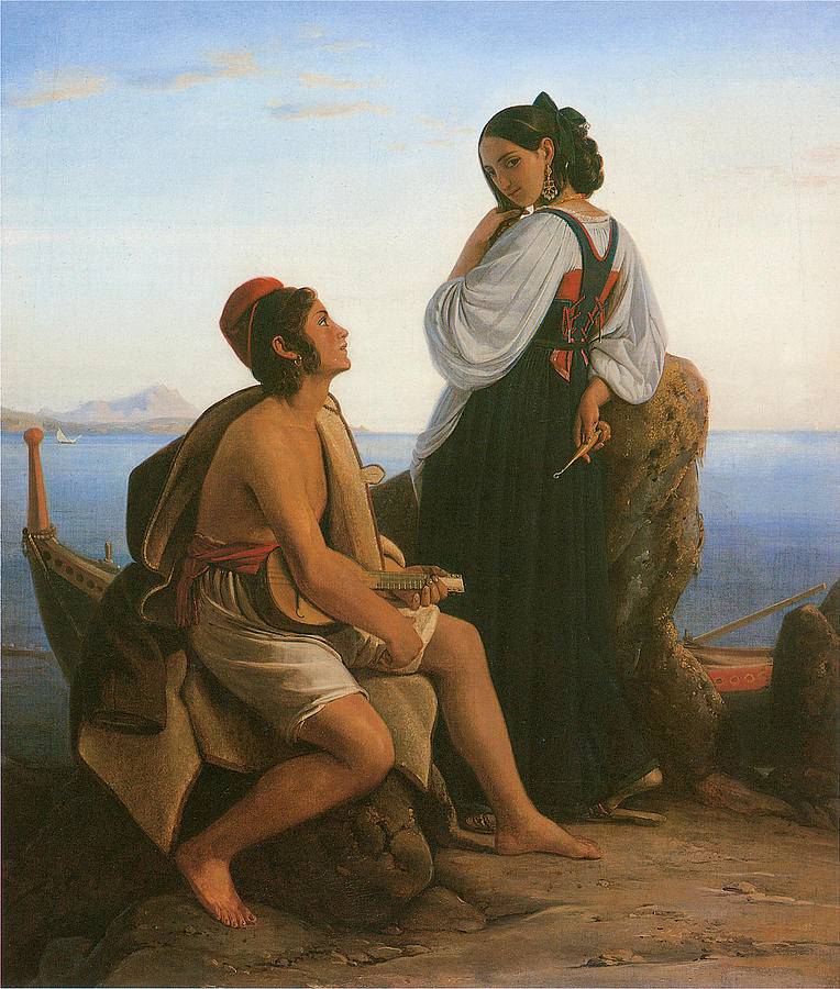 A Girl from Procida - Louis Léopold Robert