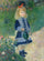 Girl with a Watering Can in living room