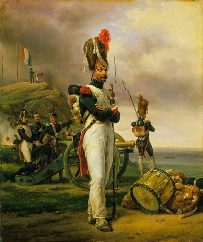 A Grenadier of the Imperial Guard on the island of Elba