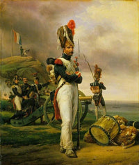 A Grenadier of the Imperial Guard on the island of Elba