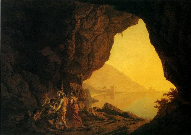 A Grotto in the Kingdom of Naples, with Banditti