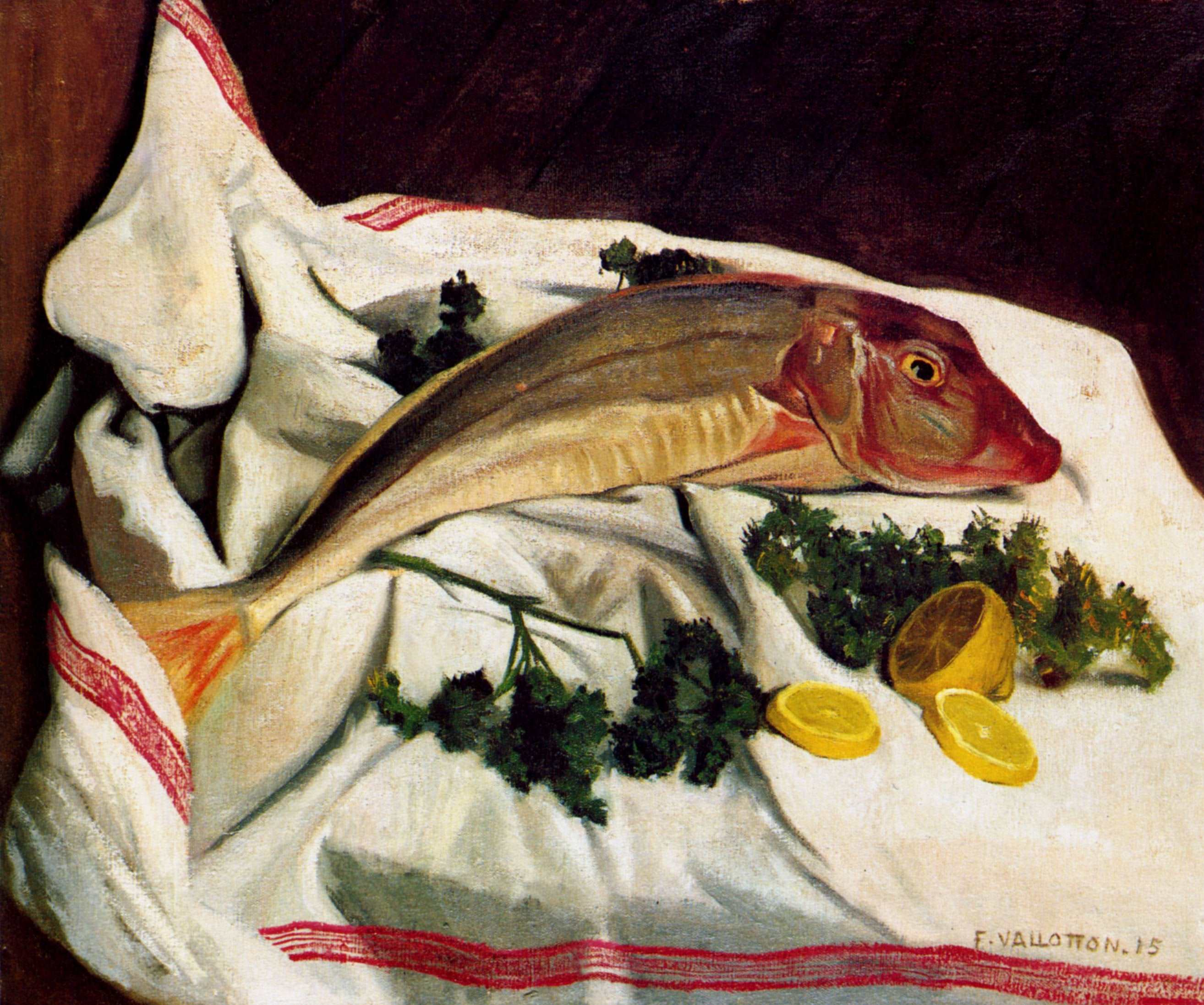 A Gurnard one has towel - Felix Vallotton