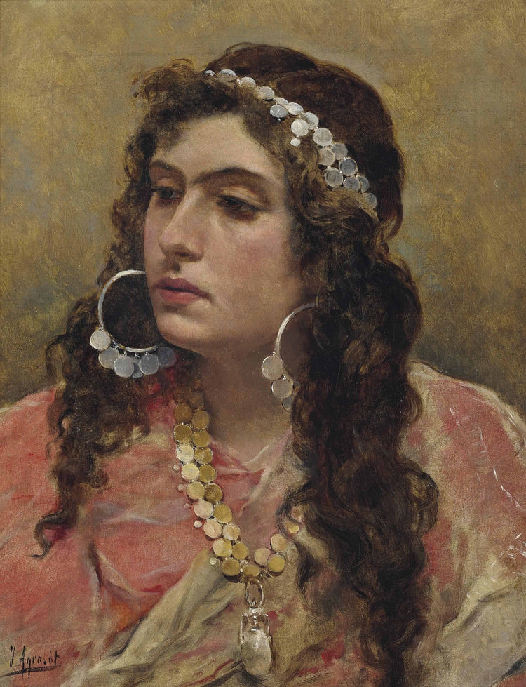 A gypsy lady - Joaquín Agrasot