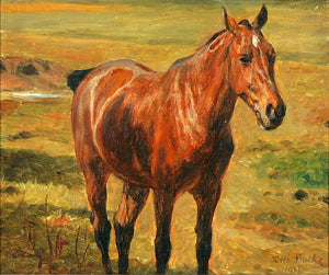 A Horse in a Field - Otto Bache