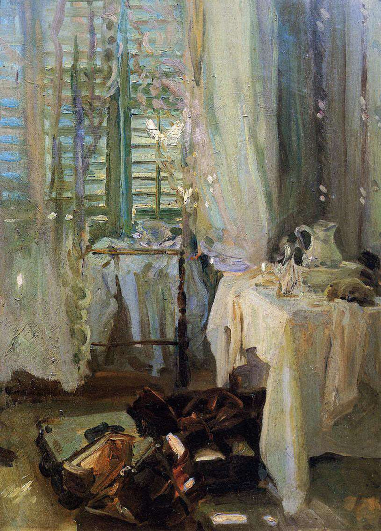 A Hotel Room - John Singer Sargent