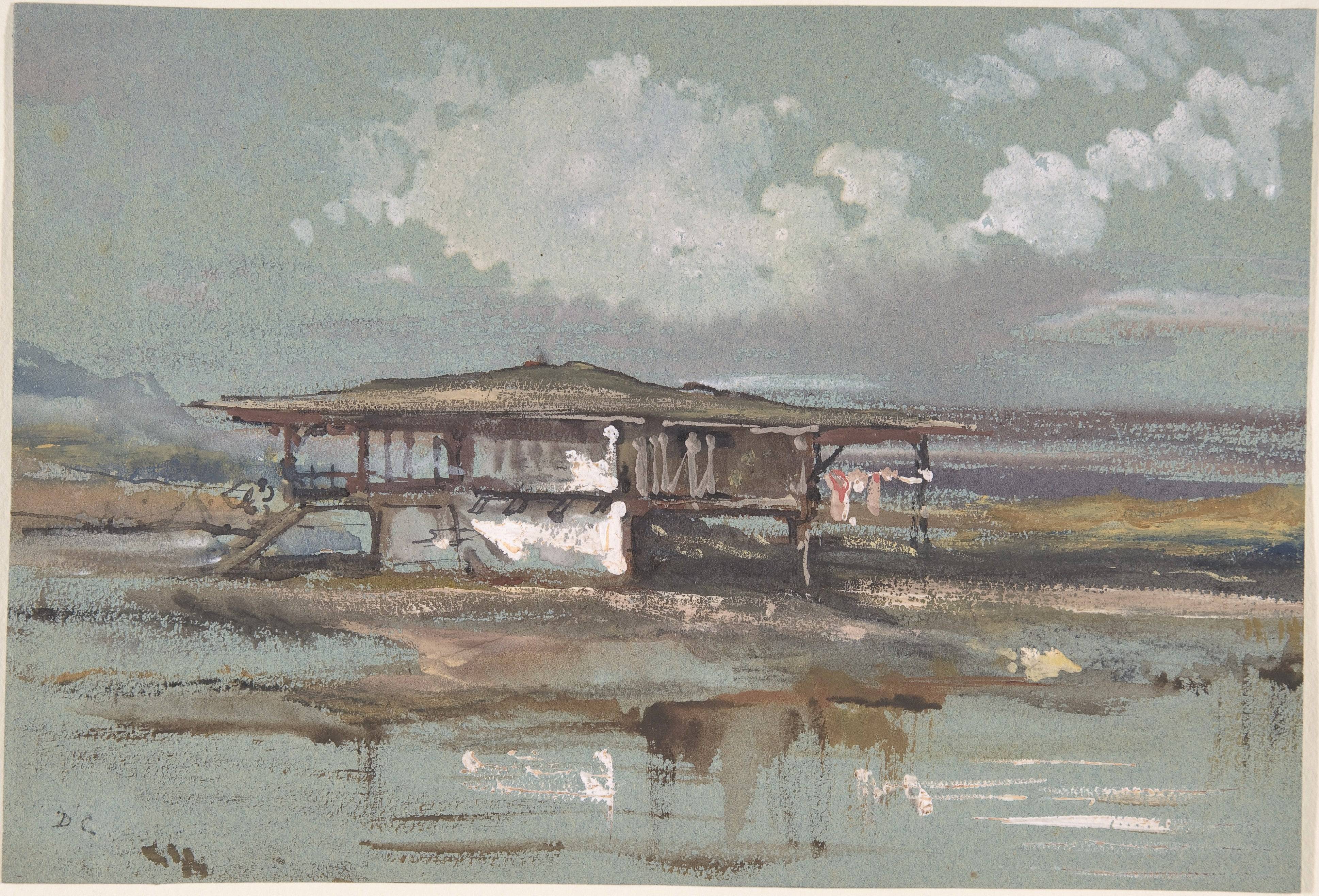 A House in Turkey - Alexandre-Gabriel Decamps