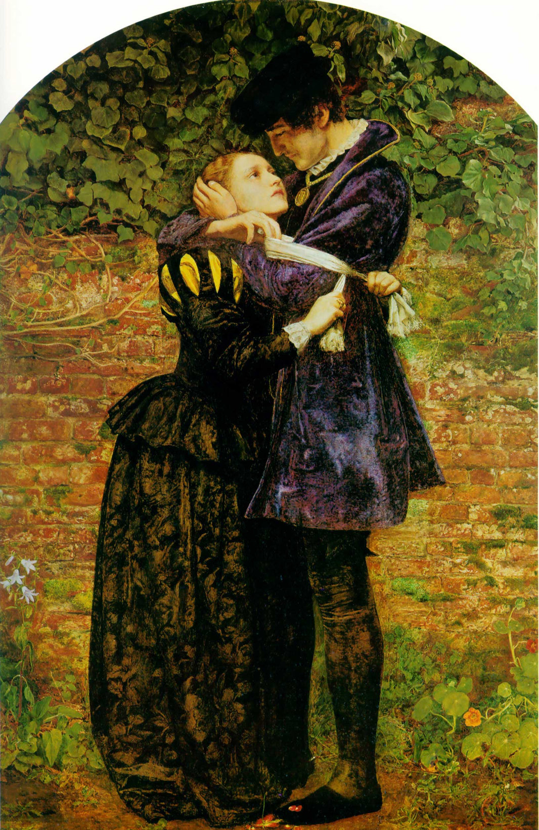 A Huguenot, on St. Bartholomew's Day, Refusing to Shield Himself from Danger by Wearing the Roman Catholic Badge - John Everett Millais