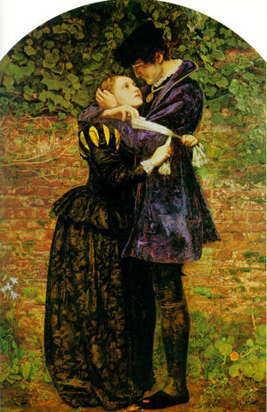 A Huguenot, on St. Bartholomew's Day, Refusing to Shield Himself from Danger by Wearing the Roman Catholic Badge - John Everett Millais