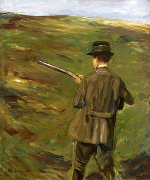 A Hunter in the Dunes - Max Liebermann