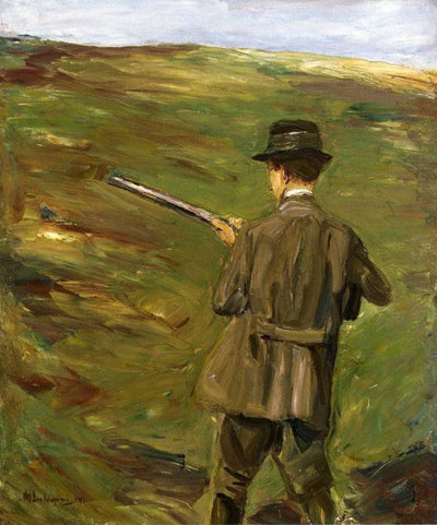 A Hunter in the Dunes by Max Liebermann — oil painting reproduction