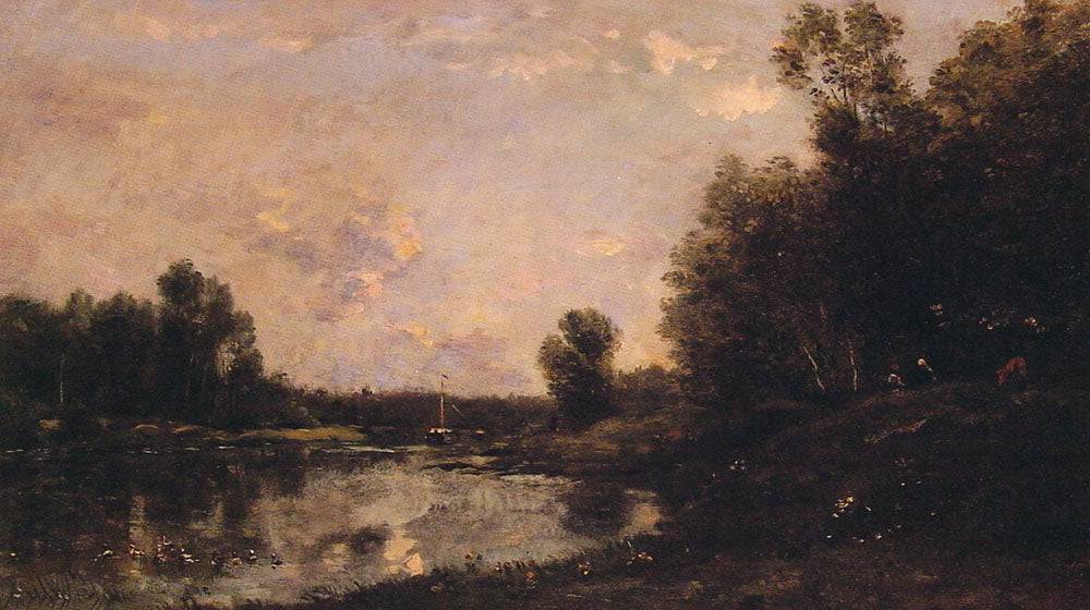 A june day - Charles-Francois Daubigny