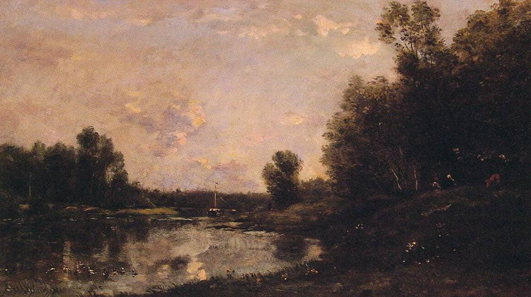 A june day - Charles-Francois Daubigny