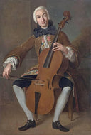 A Képen Luigi Boccherini Csellózik. A SzerzÅ Ismeretlen by Pompeo Batoni — hand-painted portrait oil painting reproduction on canvas