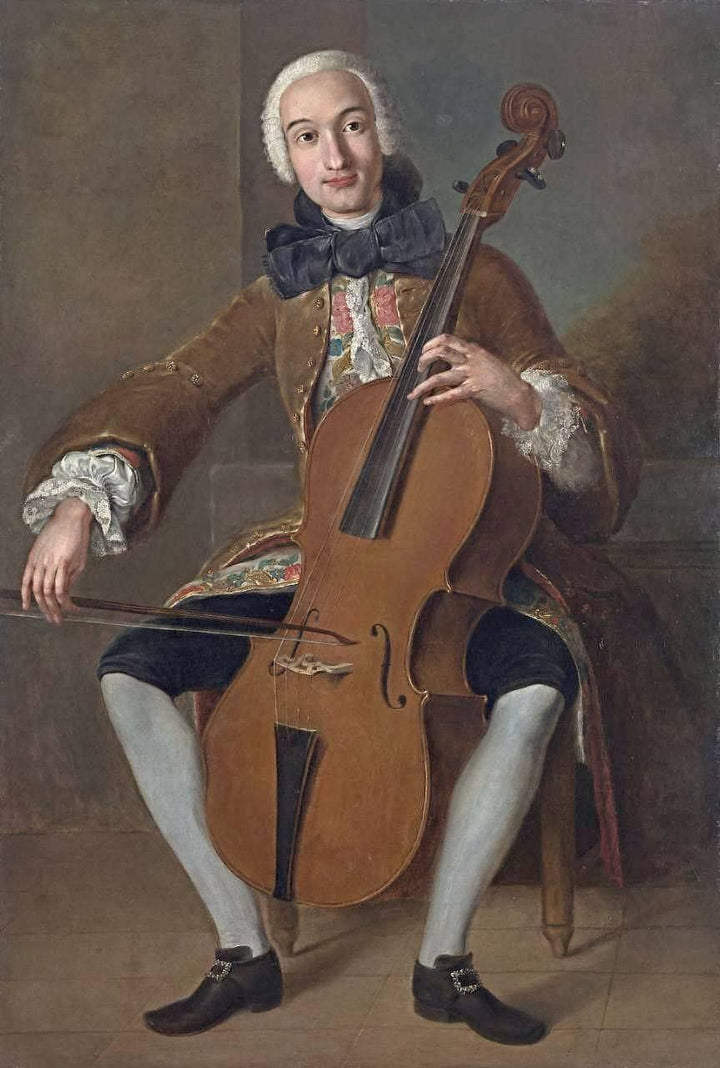A Képen Luigi Boccherini Csellózik. A SzerzÅ Ismeretlen by Pompeo Batoni — hand-painted portrait oil painting reproduction on canvas