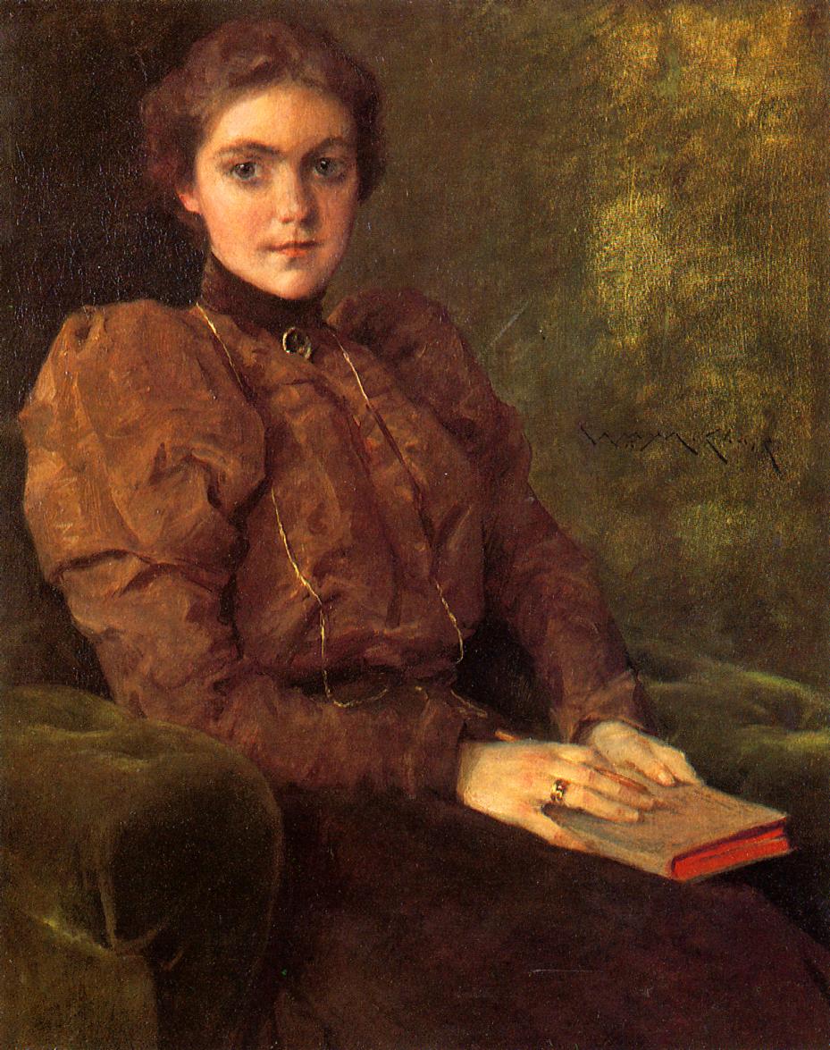 A Lady in Brown - William Merritt Chase