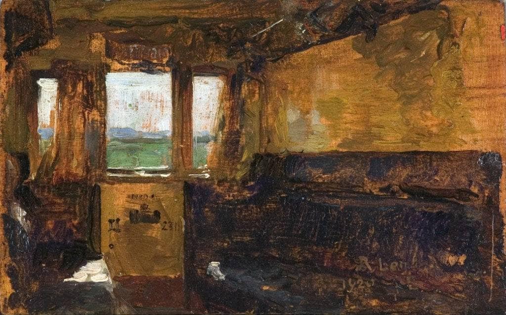 A Londres by José Garnelo — hand-painted abstract oil painting reproduction on canvas